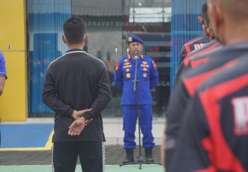 Jelang Peringatan HUT Polairud ke-72 Dirpolairud Polda Jateng Gelar Pertandingan Bola Voli
