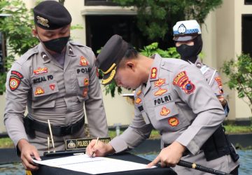 Kapolres Banjarnegara Pimpin Setijab Tiga Kapolsek Jajaran
