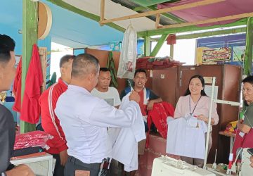 BLP Lapas Muara Enim Terima Pesananan 100 Baju Sekolah Dasar