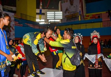 Kontingen Bengkalis Memimpin Posisi Meraih Emas Terbanyak Pada Proprov X Riau