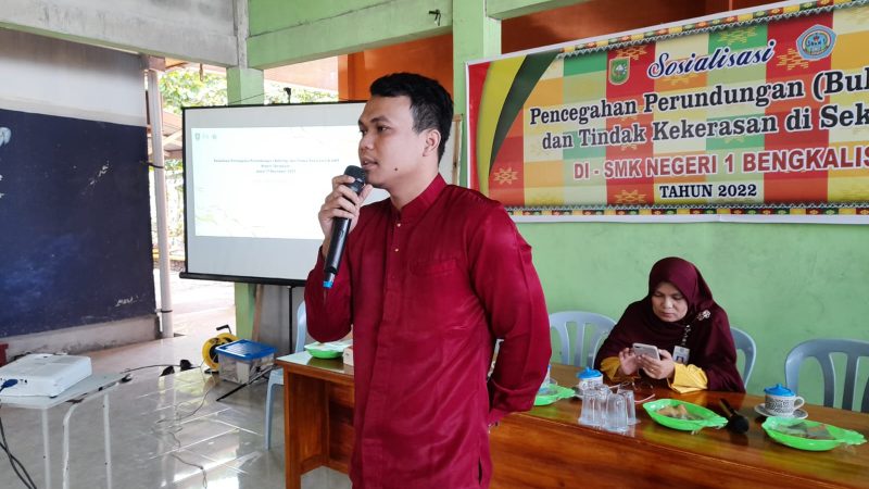 SMKN 1 Bengkalis Bersama DPPPA gelar Sosialisasi Anti Perundungan