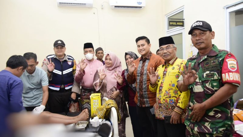 Warga Antusias Ikut Sertakan Anak Pada Khitan Massal Gratis DWP & KORPRI Bengkalis