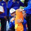 Sediakan Doorprize Menarik, Kamsol Lepas Ribuan Peserta Gerak Jalan Santai Hut PGRI ke-77 di Tambang