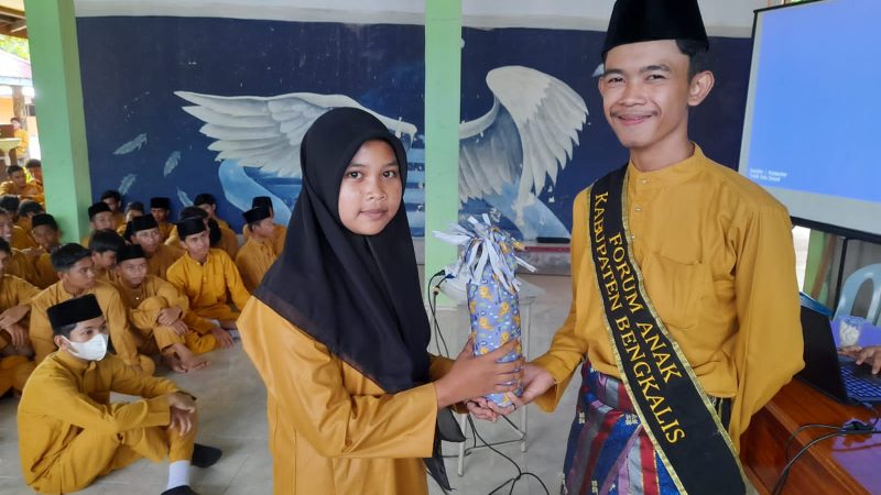 Forum Anak Kabupaten Bengkalis Jalankan Program Inovasi di SMK Negeri 1 Bengkalis