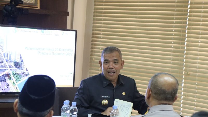 Usai Rapat Pengendalian Inflasi Bersama Mendagri, Kamsol Langsung Pimpin Rapat dengan TPID Kampar