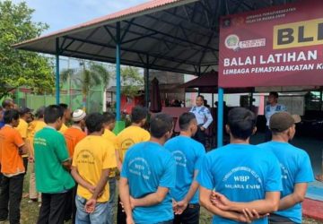 20 Warga Binaan Lapas Muara Enim Ikuti Pelatihan Pengelasan