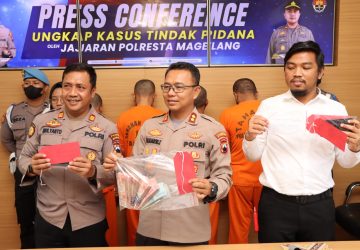 Terlibat Judi Botoh Lurah, Empat Warga Grabag Diamankan Polresta Magelang