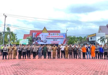 Bupati Bengkalis Hadiri Apel Kesiapsiagaan Penanggulangan Bencana Bengkalis Tahun 2022
