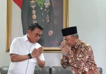 Temui Kepala Staf Kepresidenan Moeldoko, Pj Bupati Apriyadi Laporkan Ilegal Drilling di Muba