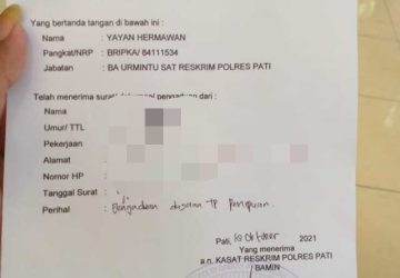 Hampir Satu Tahun Laporan di Polresta Pati Dugaan Penipuan TKI Sampai Sekarang Belum Ada Kabar