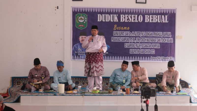 Tingkatkan Tata Kelola Pemerintahan, Bupati Alfedri luncurkan Aplikasi Smart Kampung