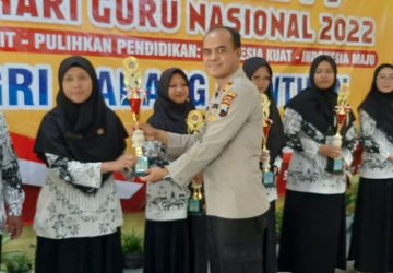 Kapolsek Muntilan Hadiri Puncak Peringatan HUT ke-77 PGRI Tingkat Kabupaten Magelang