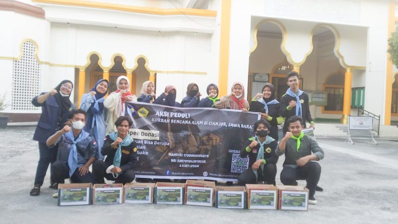 Mapala Polbeng dan STAIN Menggalang Dana untuk Korban Gempa Cianjur