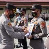 Kapolres AKBP Edwin Laksanakan Upacara PTDH Terhadap 2 Personil Polres Lamsel