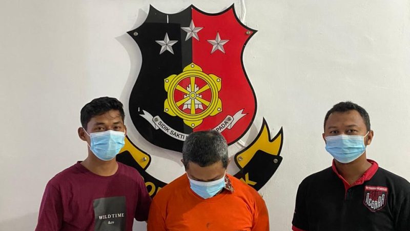 Satuan Reskrim Polres Siak mengamankan seorang pria yang merupakan seorang Ustad di Negeri Istana