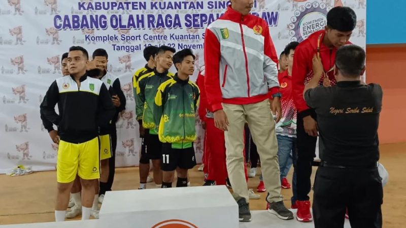 Harapan Terakhir Perolehan Medali Dari Cabor Sepak Takraw Rohul Hanya Mampu Meraih Medali Perunggu