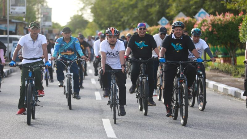 Meriahkan Tour de Siak 2022, Bupati Alfedri Lepas Sepeda Santai