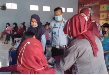 Pencegahan Penularan HIV l, 200 Warga Binaan Lapas Muara Enim Ikuti Skrining dan Penyuluhan
