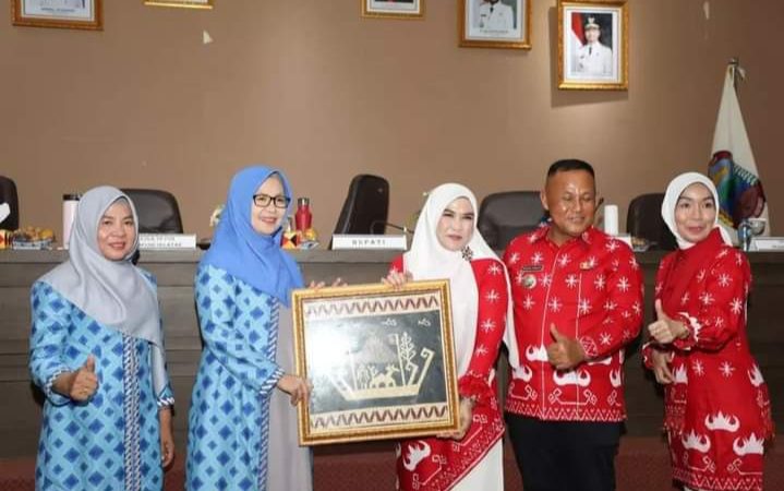 Pemkab Lampung Selatan Terima Kunjungan TP-PKK Kabupaten Pesisir Barat