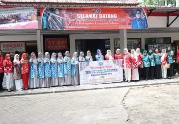 Desa Pasuruan Kecamatan Penengahan Jadi Tujuan Kunjungan Kerja TP PKK Pesisir Barat