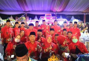 Dukung Kafilah MTQ, Perangkat Daerah Lampung Selatan Hadir di Pembukaan MTQ ke-49 Provinsi Lampung
