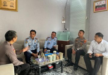 Jaga Sinergitas Criminal Justice System, Kalapas Kotaagung Temui Kapolres Pringsewu