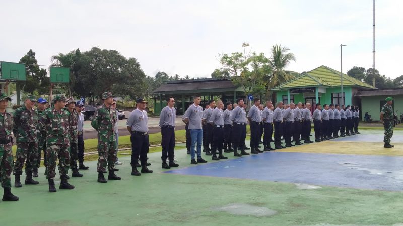 Semakin Disiplin dan Kompak Bersama Kodim 0424 Tanggamus, Lapas Kotaagung Gelar Kegiatan FMD