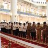 Deklarasi Damai pilkades serentak 2022 di gelar, Kapolres Rohul Dampingi Bupati dan Wakil Bupati Rohul