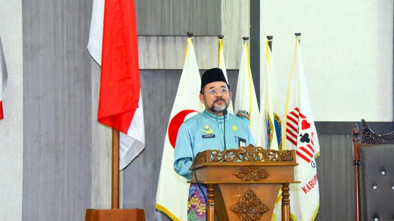 Buka Raker KONI, Bupati Bengkalis Harap Terus Pertahankan Kemajuan Prestasi