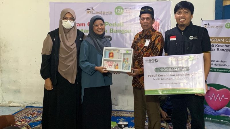 Peduli Kesehatan Anak Bangsa, Castavia Property Gandeng IZI Riau Gelar Cek Kesehatan Anak di Panti Asuhan Bhakti Mufarridhun