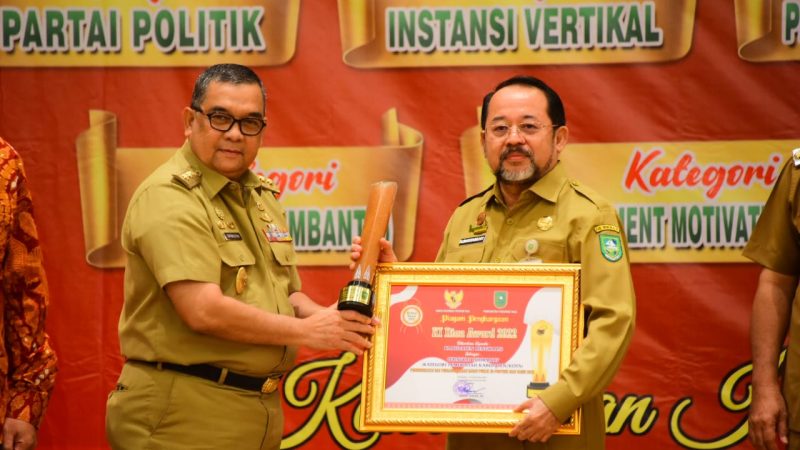 Pemkab Bengkalis Kembali Raih Penghargaan Pada Ajang KI Riau Award 2022