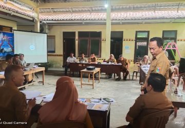 Tim Monev Kecamatan Punggung Mengadakan Rapat Skala Prioritas Di Akhir Tahun