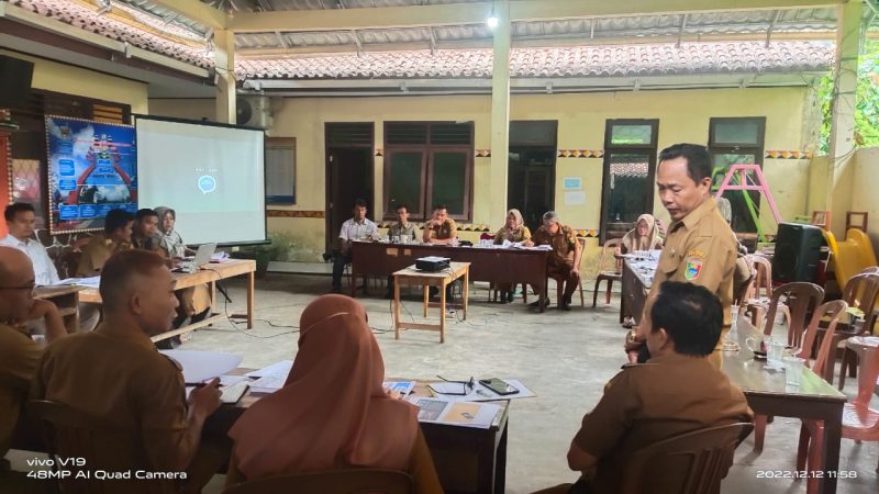 Tim Monev Kecamatan Punggung Mengadakan Rapat Skala Prioritas Di Akhir Tahun
