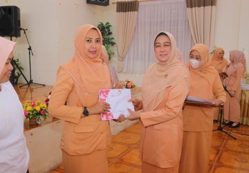 Puncak HUT ke-23 DWP tahun 2022 Kab. Siak berlangsung semarak di Gedung Wanita