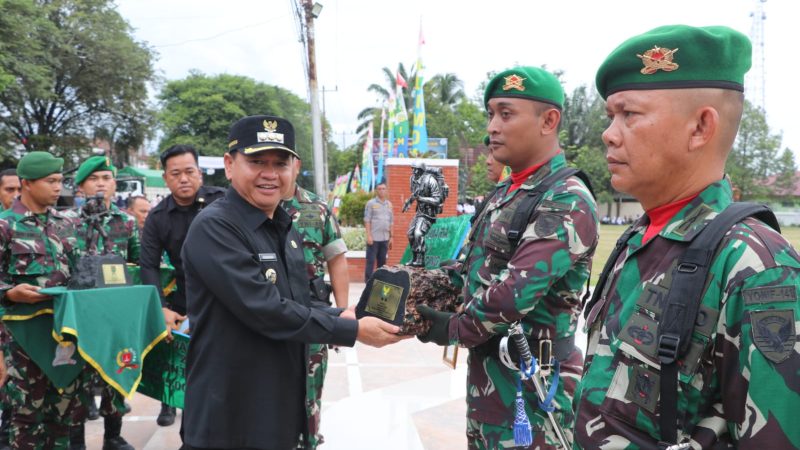 Pj. Bupati Muara Enim Hadiri Upacara HUT Infanteri TNI ke-74