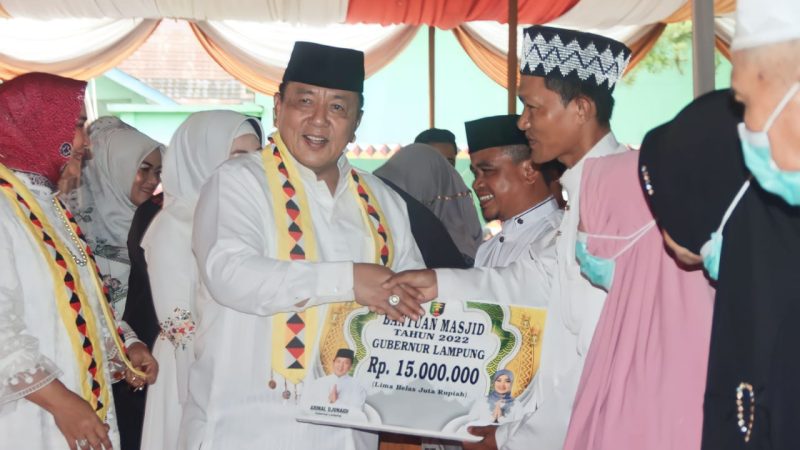 Gubernur Arinal Djunaidi Menghadiri Pengajian Akbar di Kabupaten Tanggamus