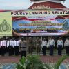 Polres Lampung Selatan Gelar Pasukan pengamanan NATARU 2022