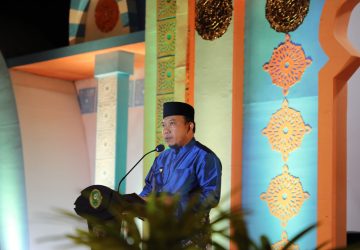 Wakil Bupati Siak Husni Merza Menutupan MTQ XXII Tingkat Kabupaten Siak Tahun 2022 Kecamatan Sungaiapit Juara Umum