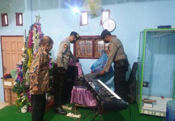 Kapolsek Rambah Samo Pimpin Apel kesiapan pengamanan NATARU