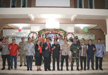 Pj. Bupati Bersama TNI dan Polri Tinjau Gereja dan Pos Pengamanan