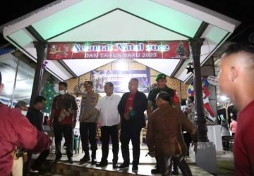 Pastikan Aman dan Kondusif, Bupati Lamsel Bersama Forkopimda Tinjau Gereja dan Pos Pengaman Nataru