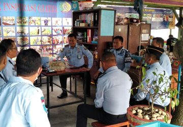 Kalapas Muara Enim Herdianto ajak Jajaran Semangat Dan Optimis