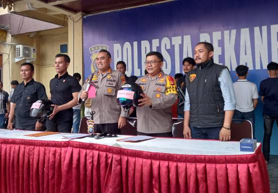 Dua Anggota Geng Motor  Penganiayaan dan Pengeroyokan Diringkus Tim Resmob Jembalang Satreskrim Polresta Pekanbaru
