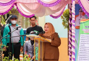 Bupati Kasmarni Launching Desa Ramah Perempuan dan Peduli Anak Kabupaten Bengkalis Tahun 2022