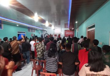 Polsek Sawangan Bersama Koramil Lakukan Pengamanan, Perayaan Natal di GPDI Elshadai Berjalan Aman