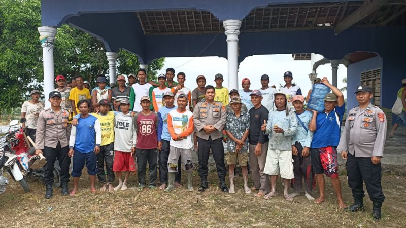 Kapolsek Penengahan Bersama Kanit Binmas Gelar Jumat Curhat Sesuai Program Quick Wins Polres Lamsel