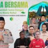 Di Malam Pergantian Tahun Polsek Rambah Samo Adakan Doa Bersama dengan Organisasi Media Rohul
