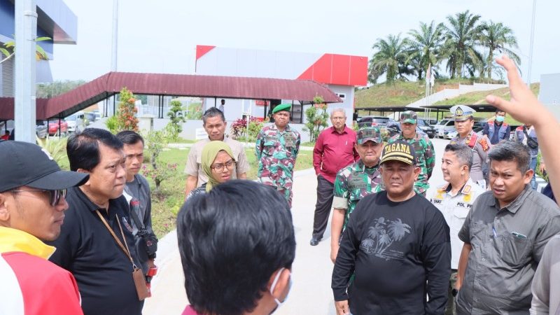 Sekda Kampar Tinjau Tol Bangkinang-Pekanbaru, Persiapan Kunker Presiden RI
