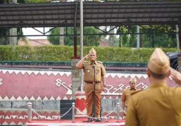 Pimpin Apel Perdana Tahun 2023, Bupati Lamsel Apresiasi Capaian Pemkab Lamsel Selama Tahun 2022