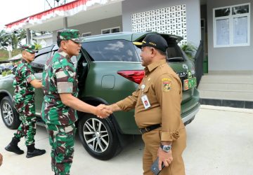 Akan Diresmikan Presiden Jokowi, Sekda Kampar Dampingi Danrem 031/WB Tinjau Persiapan di Pintu Tol Bangkinang